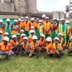 Pupils during their study tour