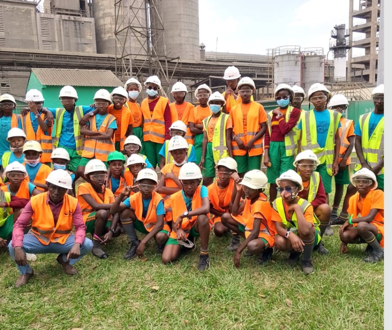 Pupils during their study tour